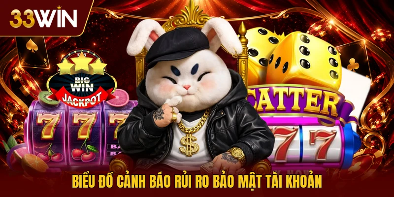 Biểu đồ cảnh báo rủi ro bảo mật tài khoản